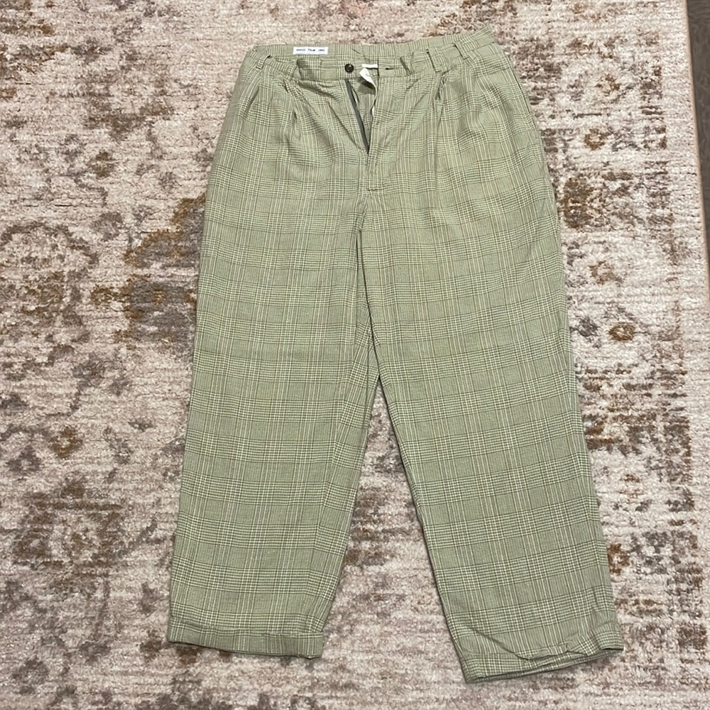 Saks Fifth Avenue plaid pants